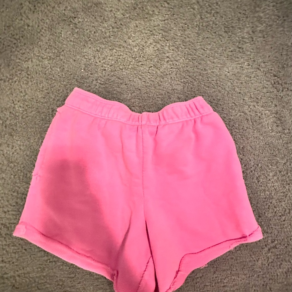 pink aerie sweatshorts